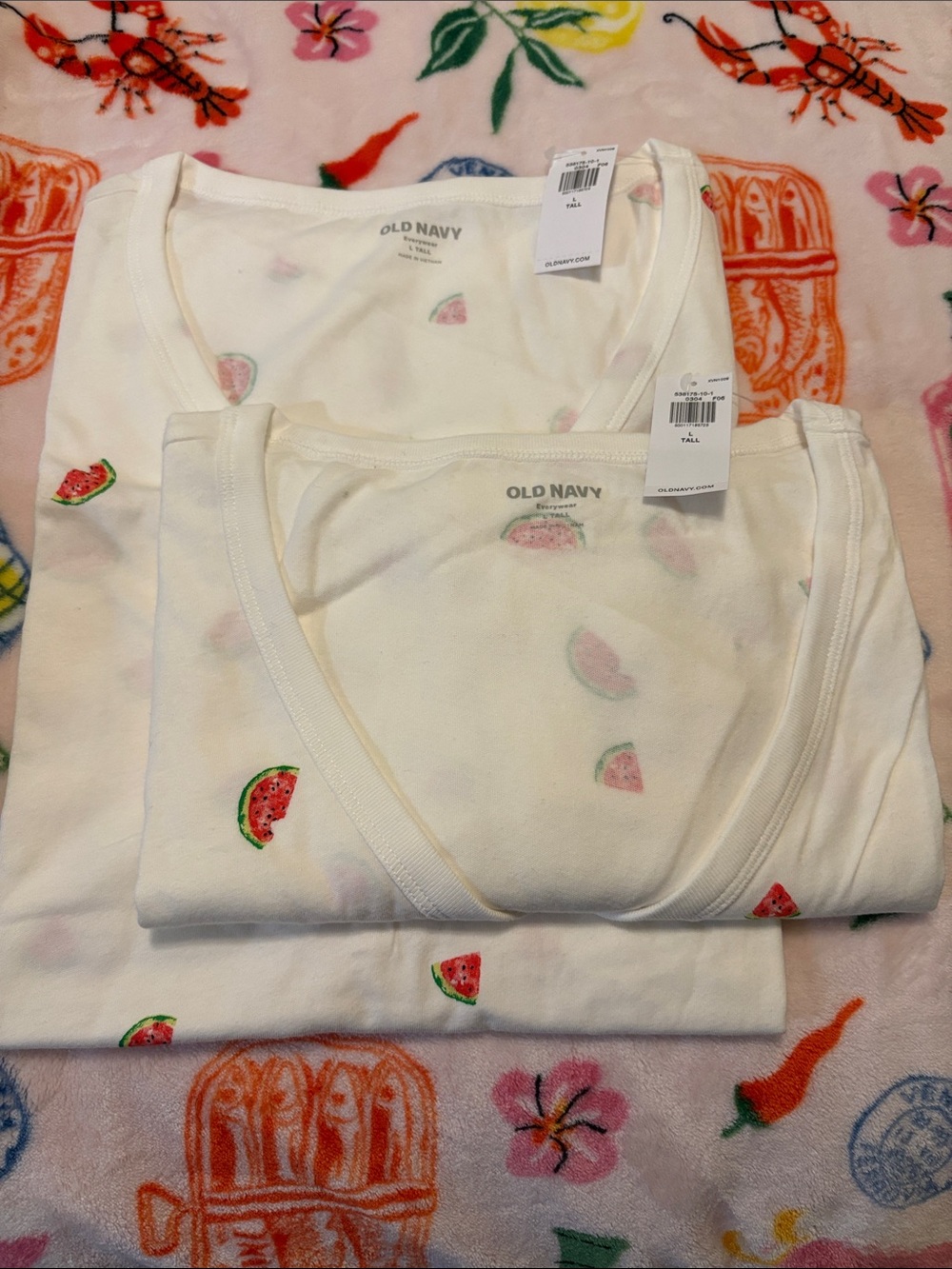 Old Navy Women's CWatermelon 🍉 Print Sleep Top NWT